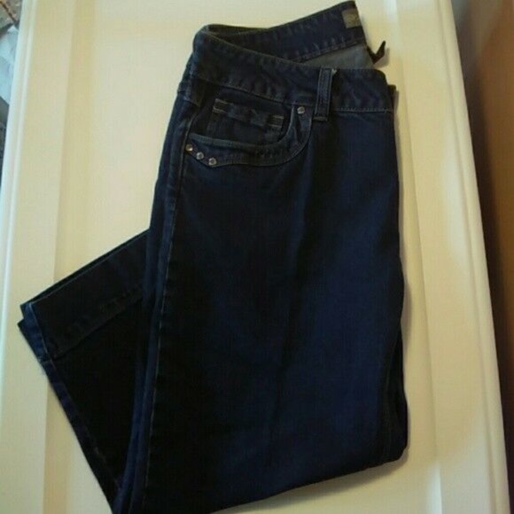 Jean Bootcut Premium Femme Hillard & Hanson - Taille 6 - Lavage Moyen - Occasion Très Bon État